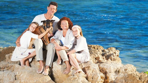 The Barries, given the Women’s Weekly treatment on their return © SW